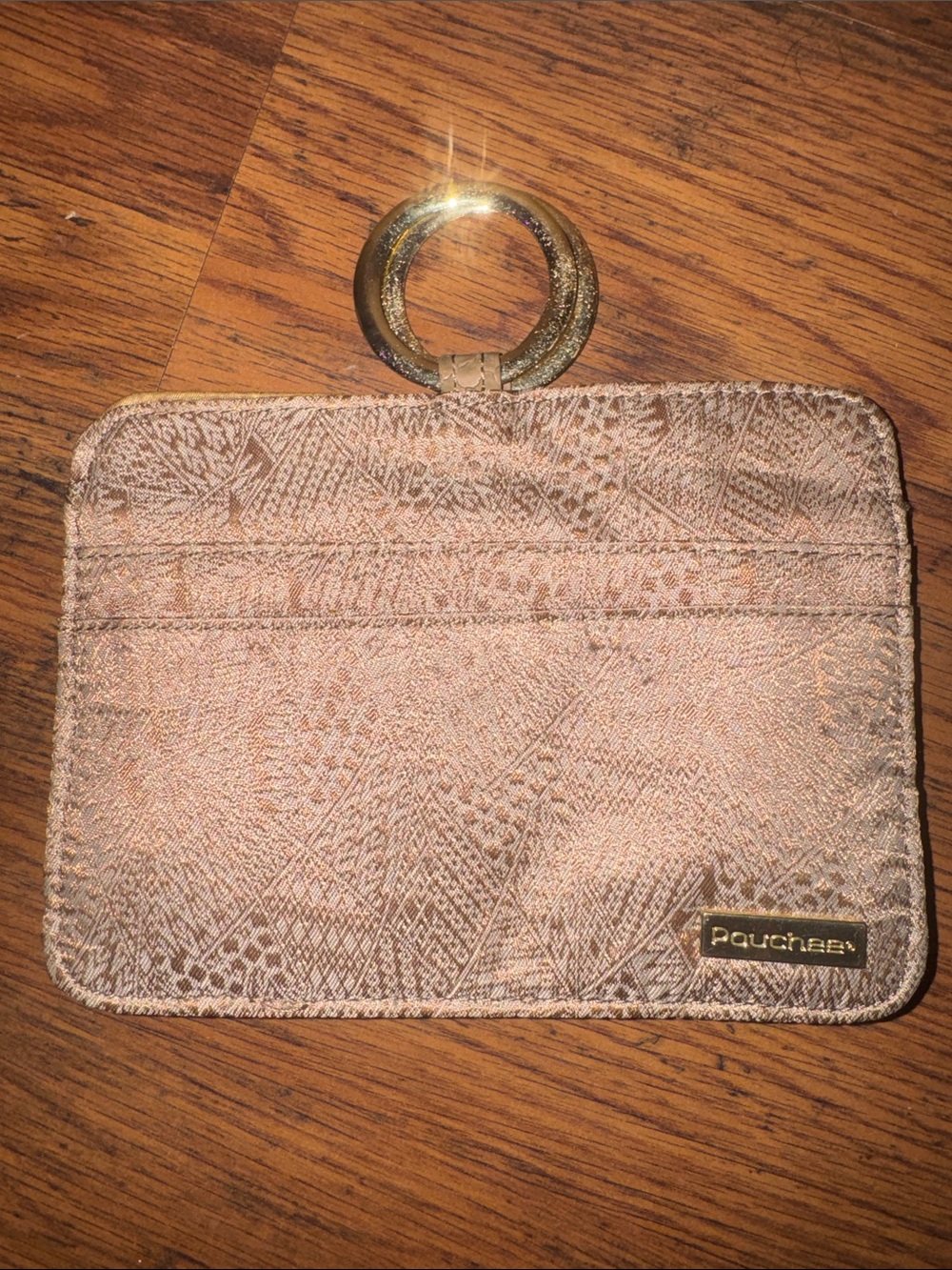 Rose Gold Card Holder with Key Ring 38.B1